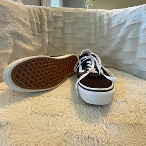 Old Skool Platform Vans, Lightly Worn, 7.5